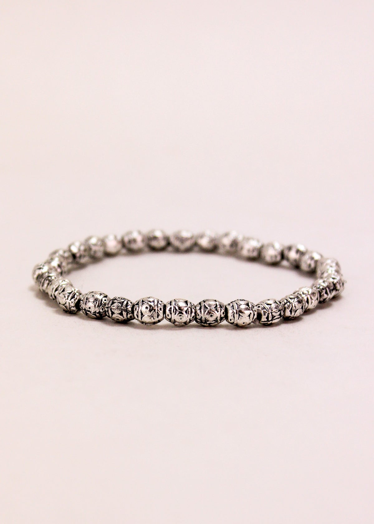 Barrel Alloy Stretch Bracelet #92