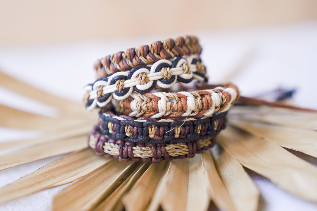 Natural Woven 40pc Bracelet Tube