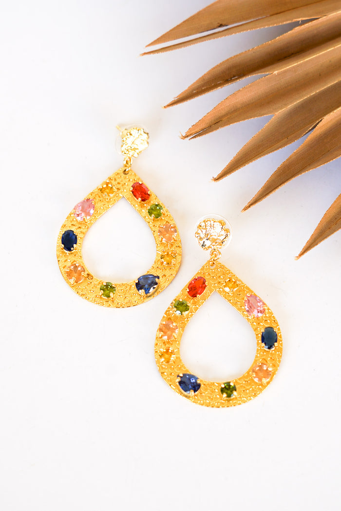 Dasha Teardrop Chalcedony Earring | Shop Bali Queen