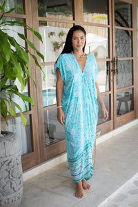 Beach Bloom Long Caftan