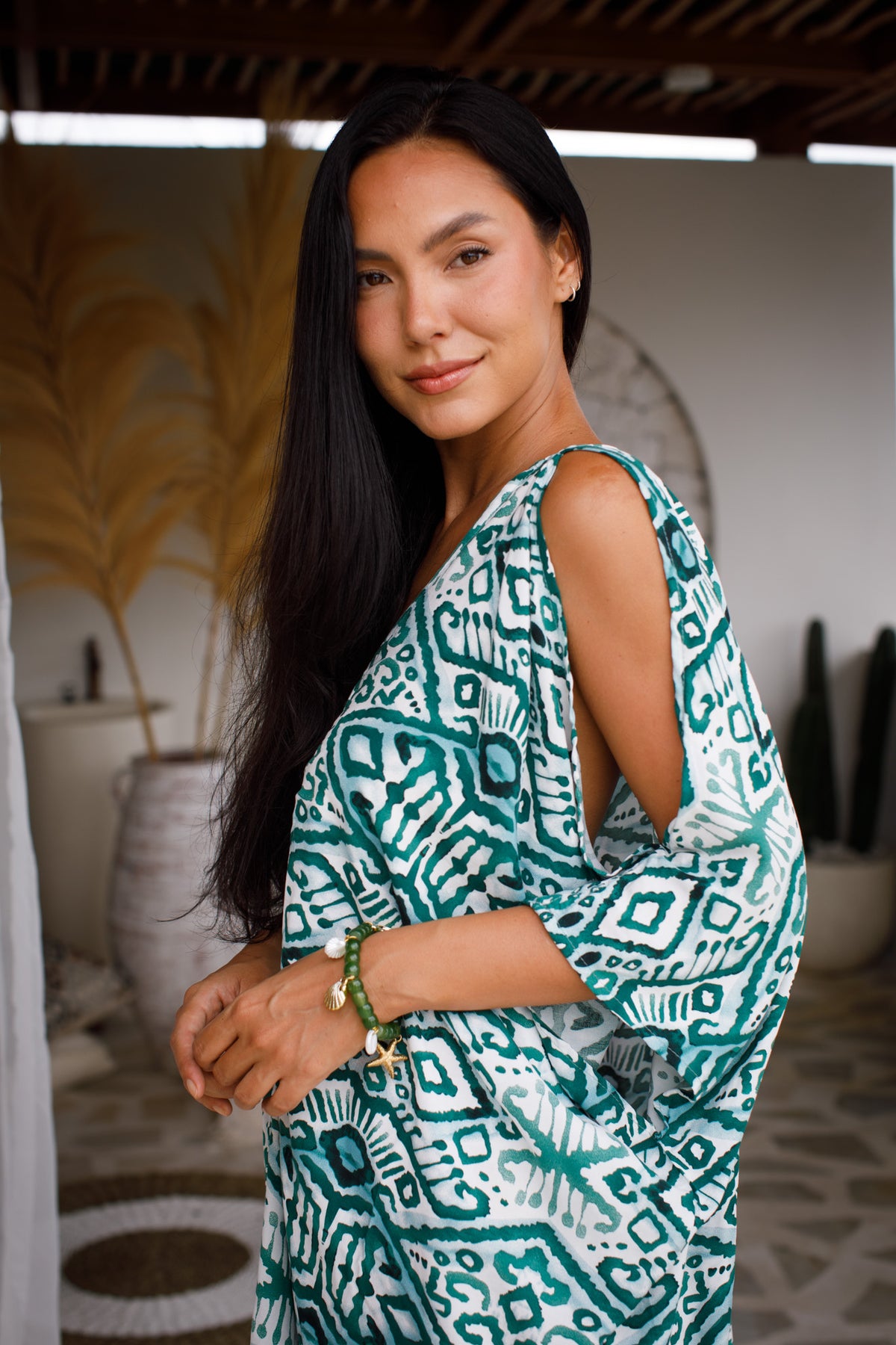 Wildest Open Shoulder Caftan | Shop Bali Queen
