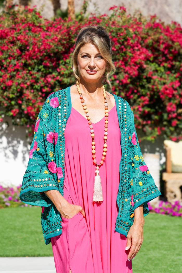 Boho Blossom Short Kimono | Shop Bali Queen