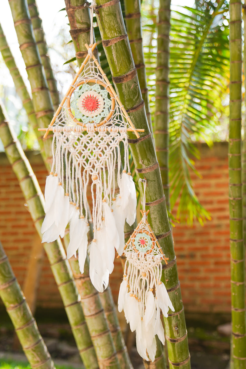 Medium Mandala Triangle Dreamcatcher