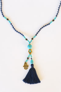 Lava Stone Hamsa Necklace | Shop Bali Queen