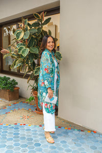 Bombay Long Sleeve Shirt Dress | Shop Bali Queen