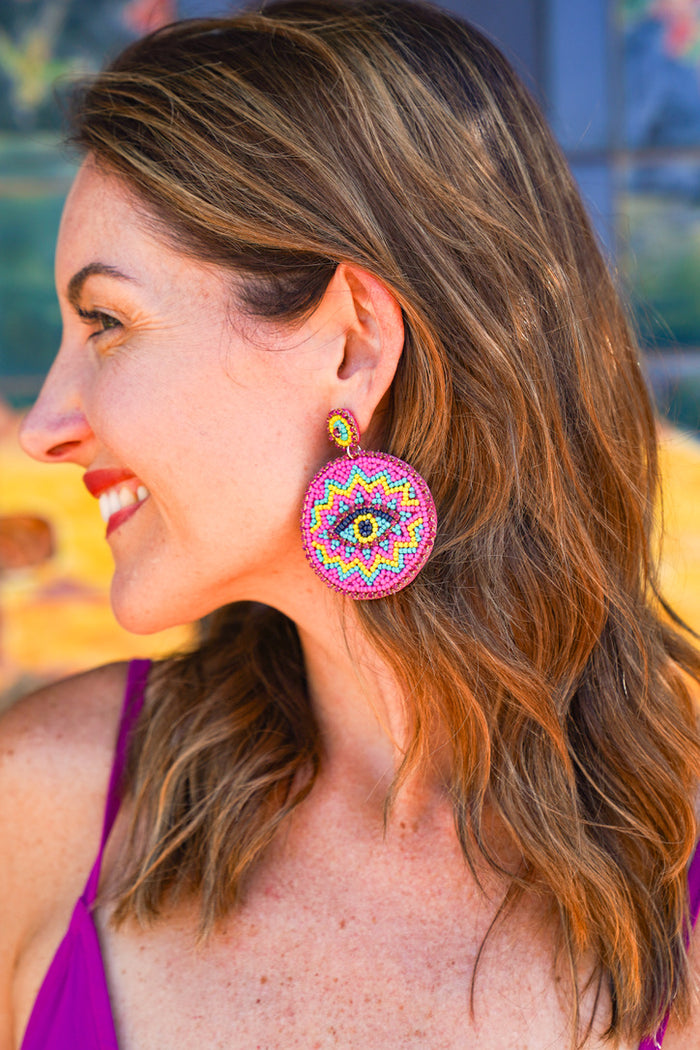 Tiki-licious Evil Eye Earrings | Shop Bali Queen