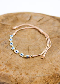 Mini Evil Eye Pull Bracelet