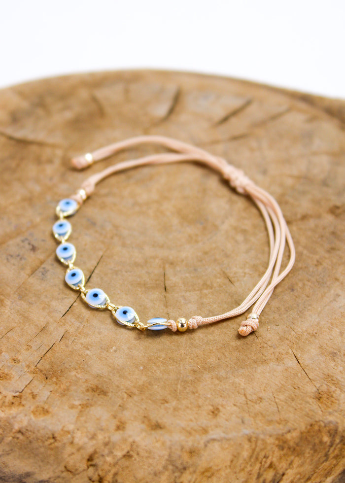 Mini Evil Eye Pull Bracelet | Shop Bali Queen