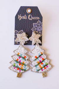 Holiday-licious Snow Tree Earring