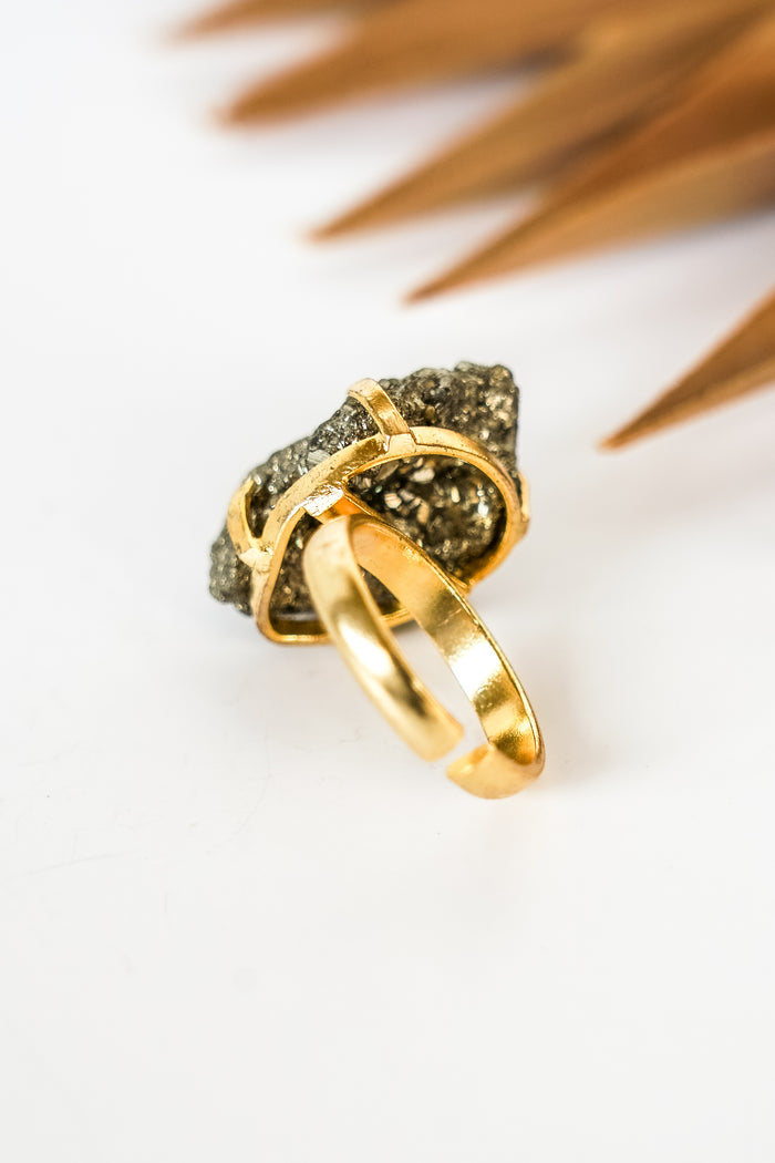 Dasha Hematite Ring | Shop Bali Queen