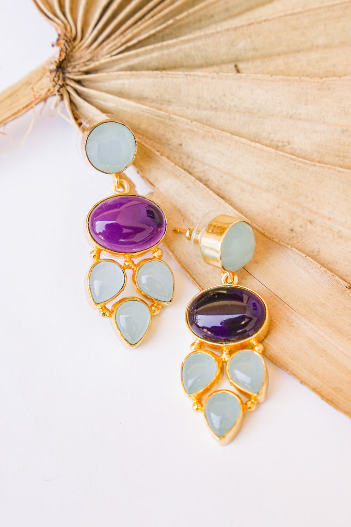 Dasha Amethyst Dreams Earring | Shop Bali Queen