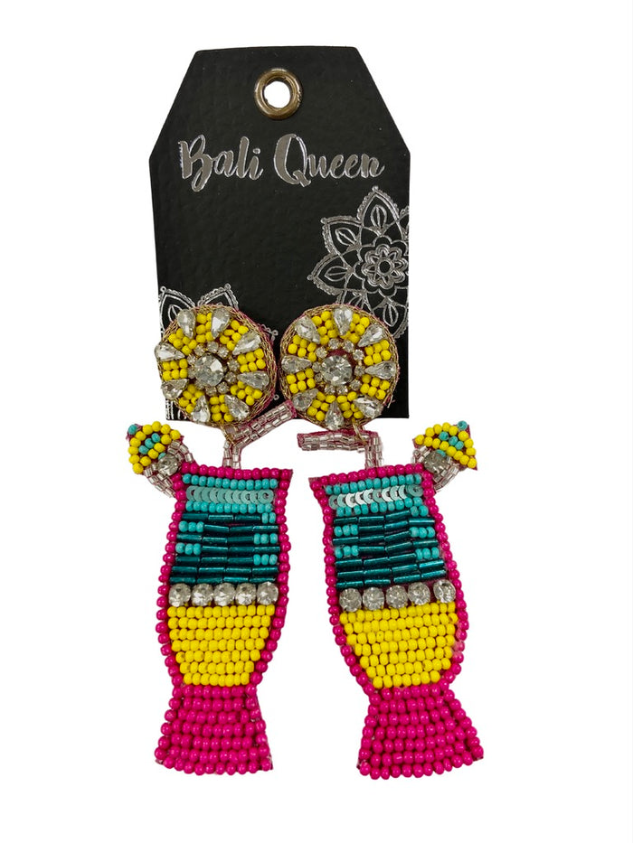 Tiki-licious Mai Tai Earrings | Shop Bali Queen