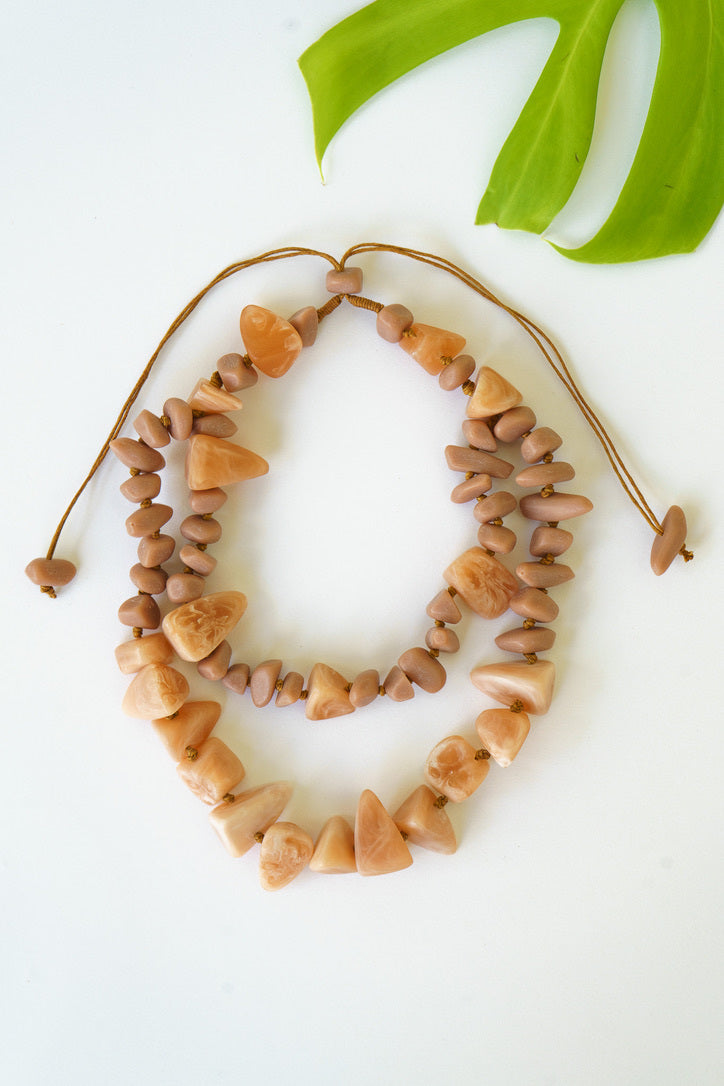 Beach Glass Resin Necklace | Shop Bali Queen