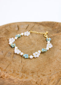 La Perla Crystal Flower Bracelet | Shop Bali Queen