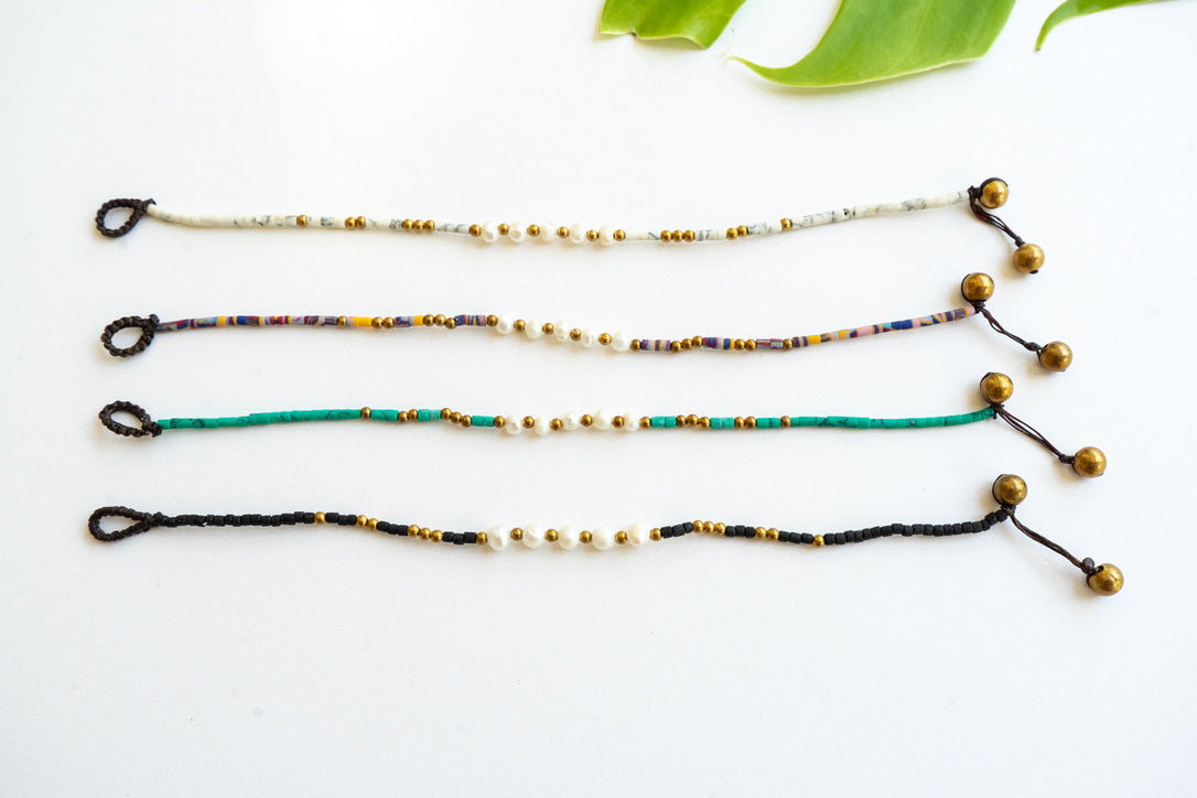 5-Pearl Delicate Bracelet | Shop Bali Queen