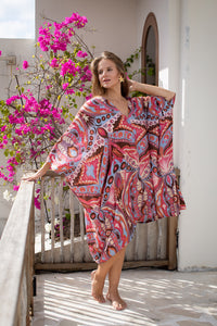 Mama Mia V Neck Caftan