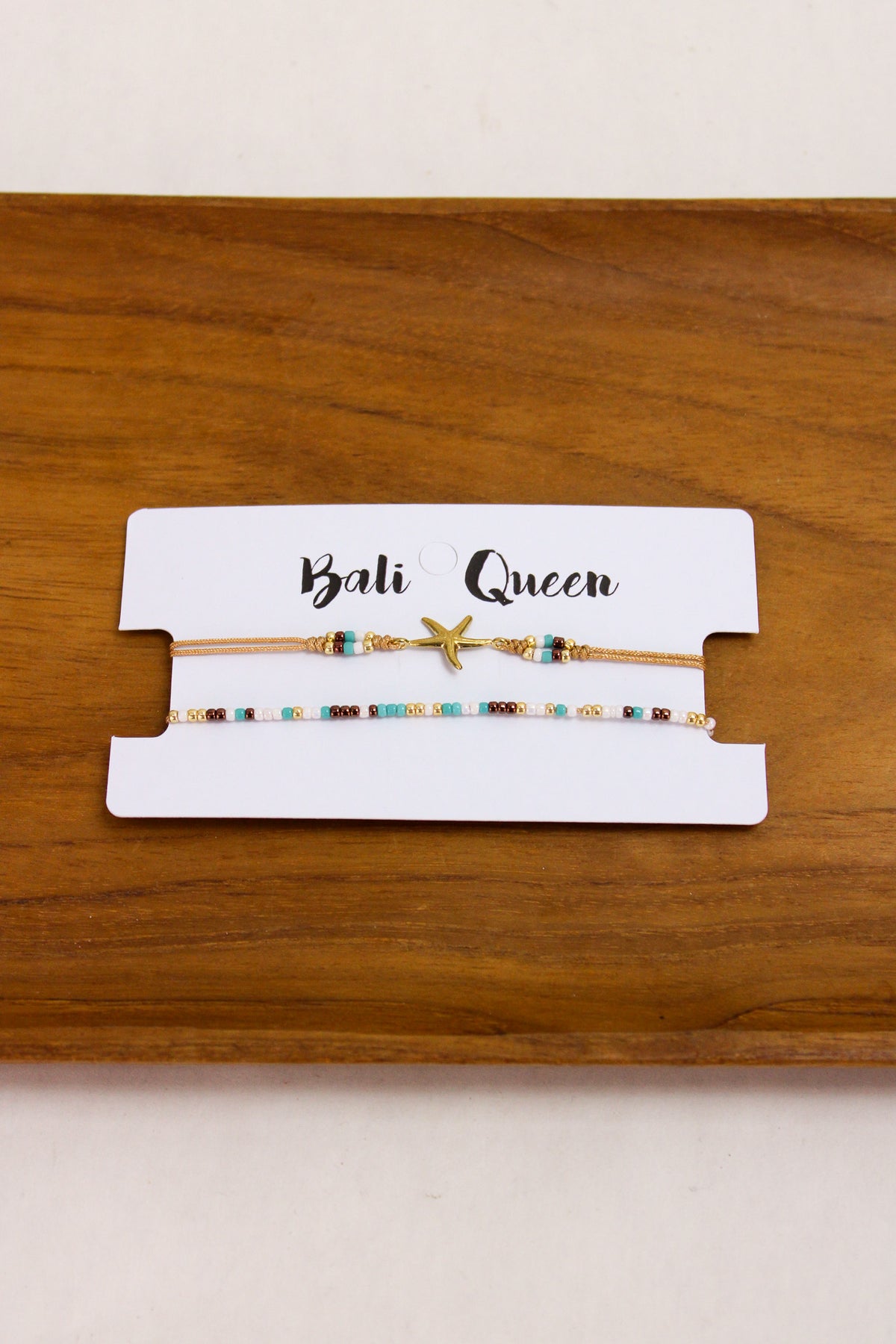 Starfish Crystal 2 Pack Bracelets