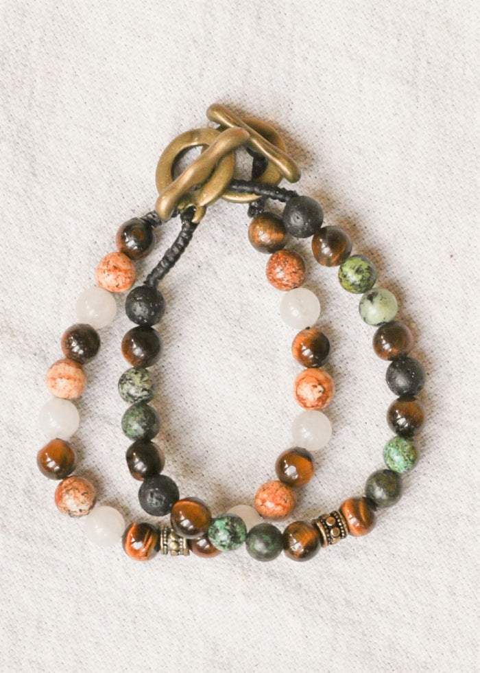 Unisex Stone Toggle Bracelet | Shop Bali Queen