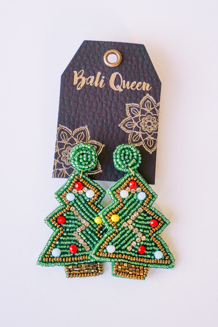 Holiday-licious Crystal Tree Earring