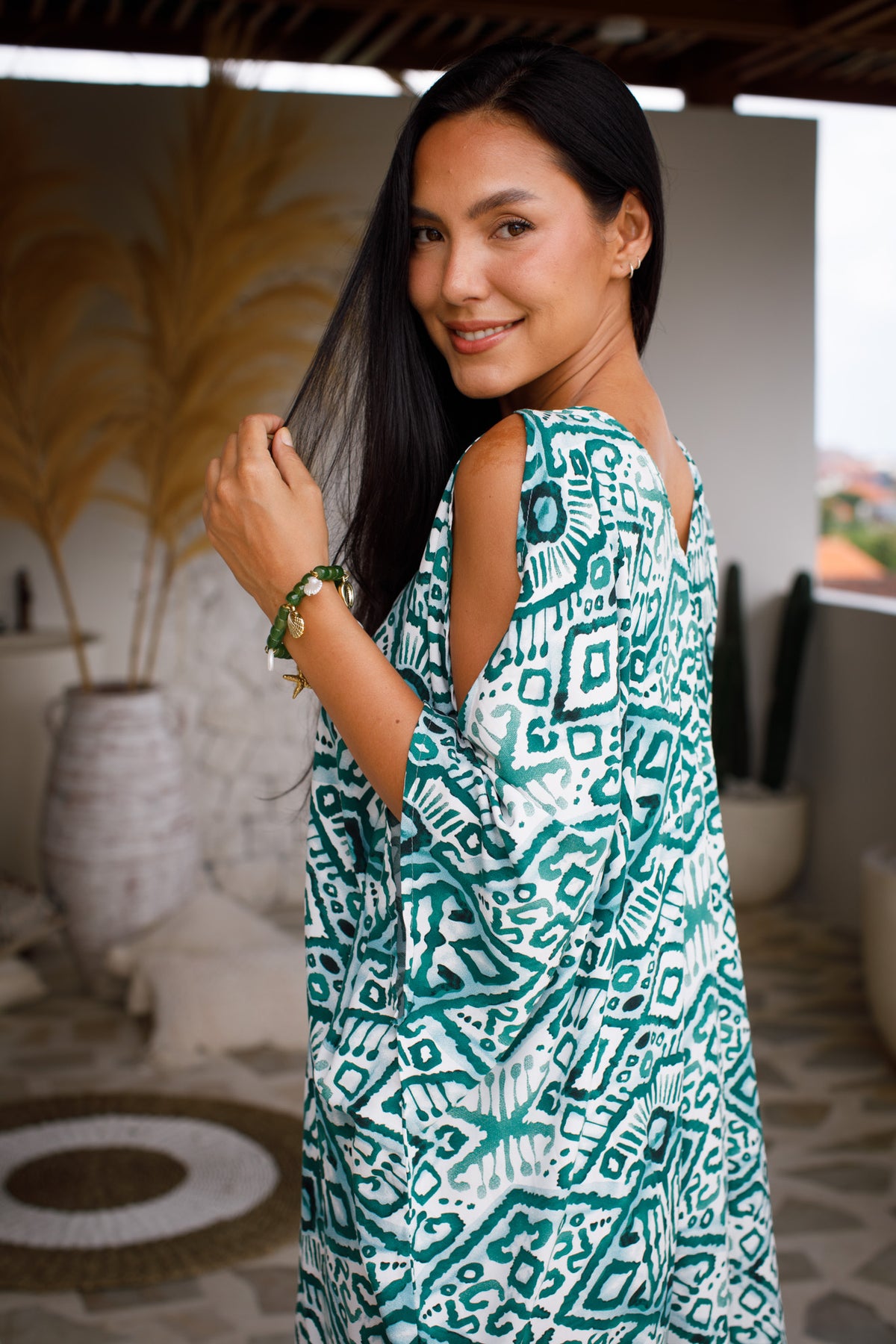 Wildest Open Shoulder Caftan | Shop Bali Queen