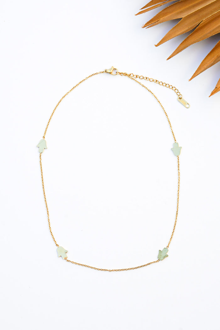 Soleil Hamsa Necklace | Shop Bali Queen