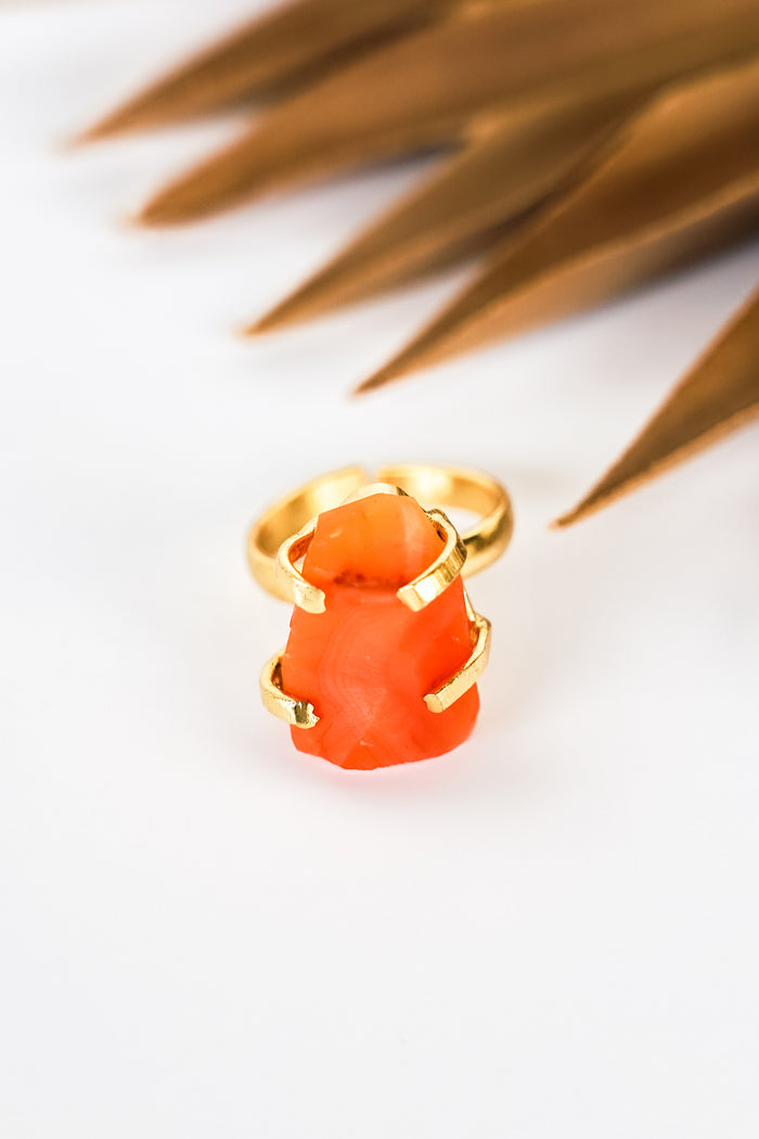 Dasha Carnelian Ring | Shop Bali Queen