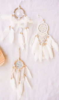 Macrame Dreamcatcher with Wood Bead