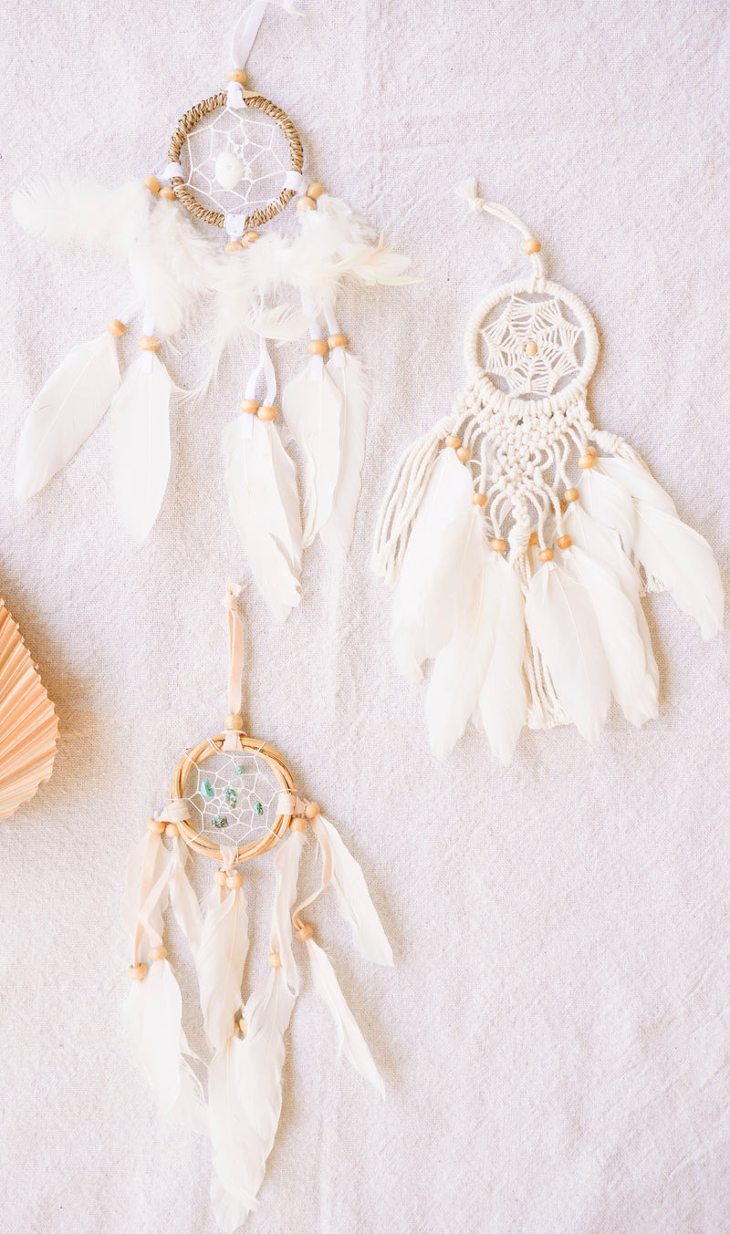 Macrame Dreamcatcher with Wood Bead