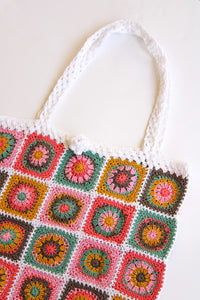 Flower Power Crochet Tote