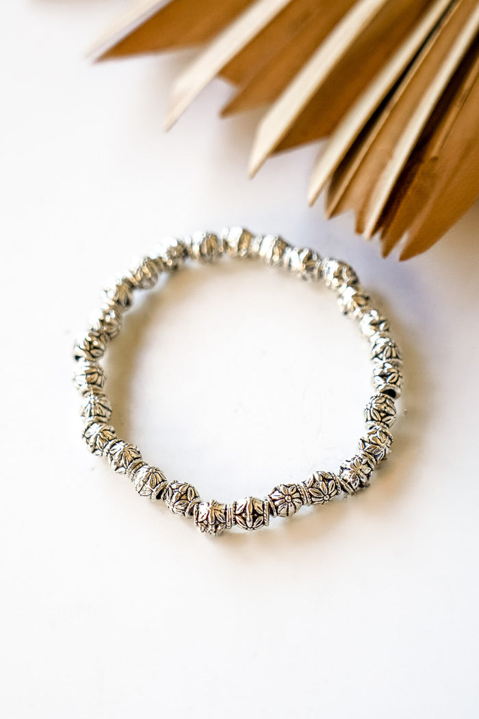 Lily Alloy Stretch Bracelet #51 | Shop Bali Queen