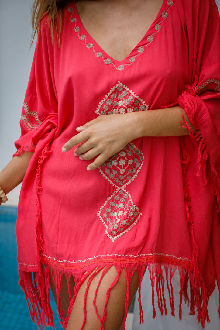 Savana Fringe Caftan | Shop Bali Queen