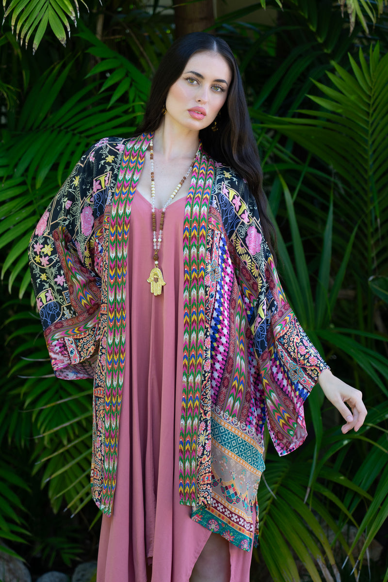 Bombay Short Jeweled Kimono | Shop Bali Queen