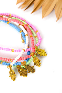 Under the Sun Solid Hamsa Anklet | Shop Bali Queen
