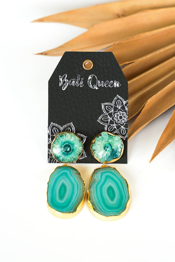 Dasha Solar Quartz Drop Earring | Shop Bali Queen