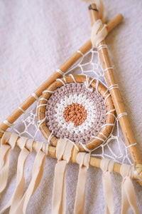 Mini Evil Eye Triangle Dreamcatcher