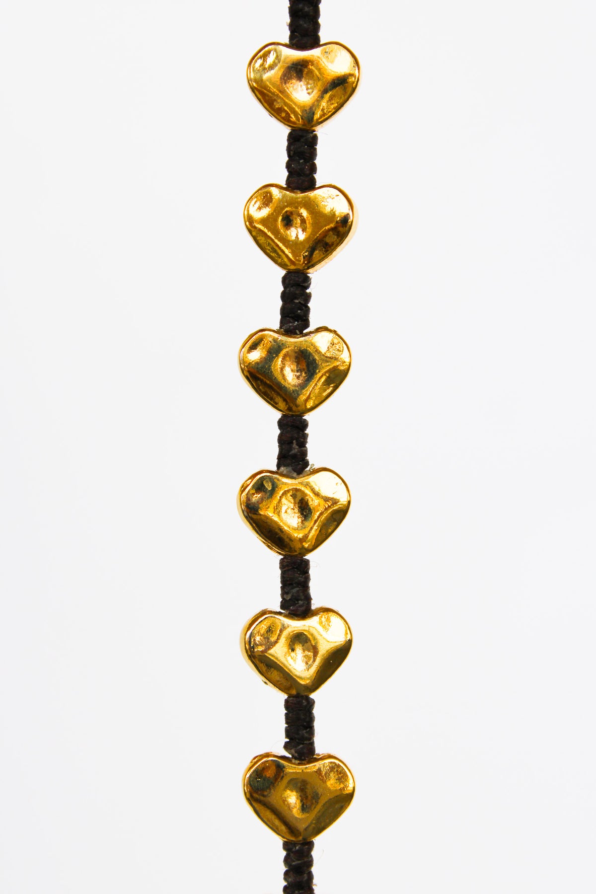 Hammered Heart Gold Alloy SS Bracelet #8 | Shop Bali Queen