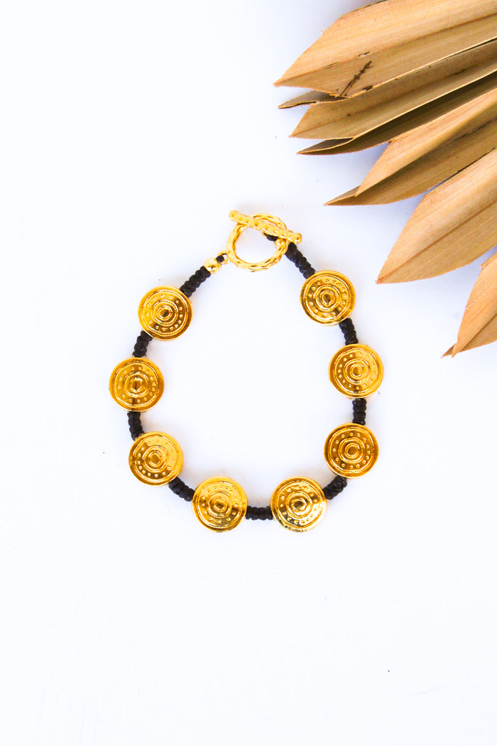 Native Gold Alloy SS Bracelet #7