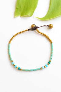Matte Ceramic Gemstone Bracelet | Shop Bali Queen
