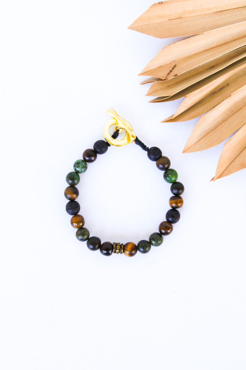 Unisex Stone Toggle Bracelet | Shop Bali Queen