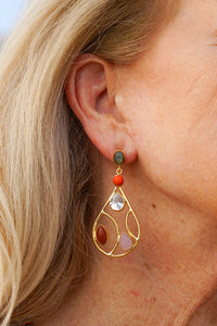Dasha Labradorite Teardrop Earring | Shop Bali Queen