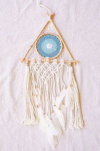 Medium Evil Eye Triangle Dreamcatcher