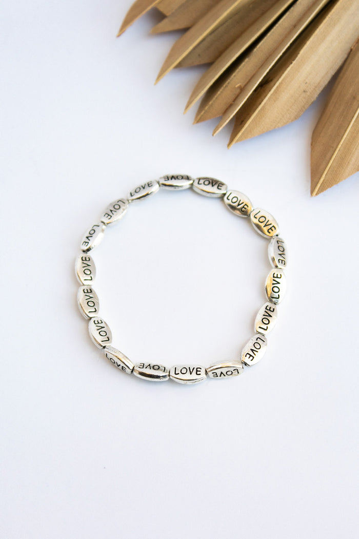 Love Alloy Stretch Bracelet #38 | Shop Bali Queen