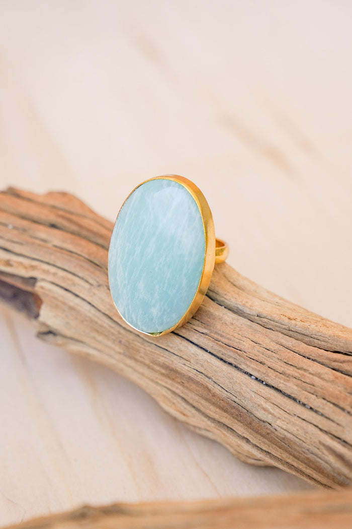 Dasha Blue Quartz Ring