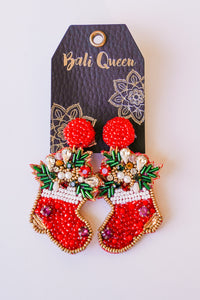 Holiday-licious Stocking Earring