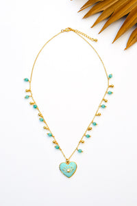 Isla Heart Charm Necklace | Shop Bali Queen