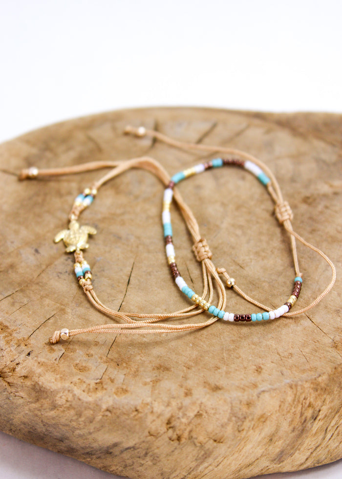 Turtle Crystal 2 Pack Bracelets | Shop Bali Queen