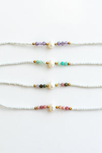 Single Pearl Crystal Bracelet | Shop Bali Queen