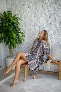 Sumatra Tie-Waist Caftan | Shop Bali Queen