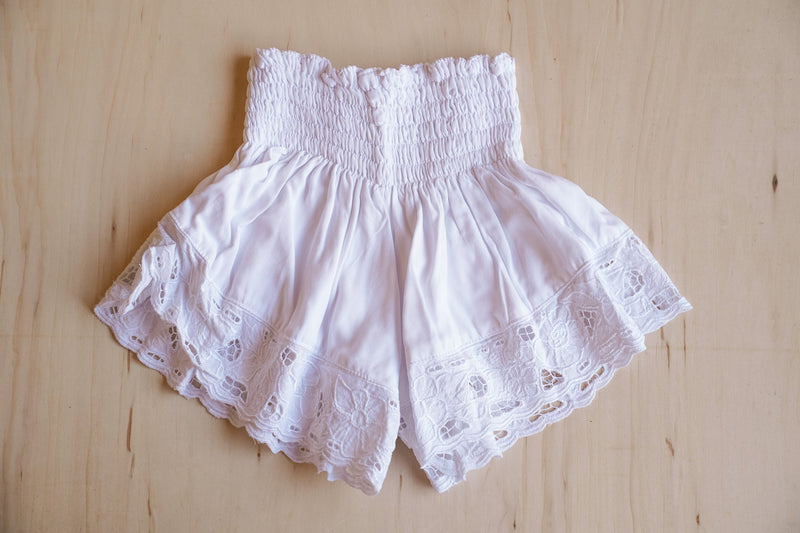 Eyelet Surfy Shorts | Shop Bali Queen