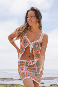 Flower Power Tube Skirt | Shop Bali Queen